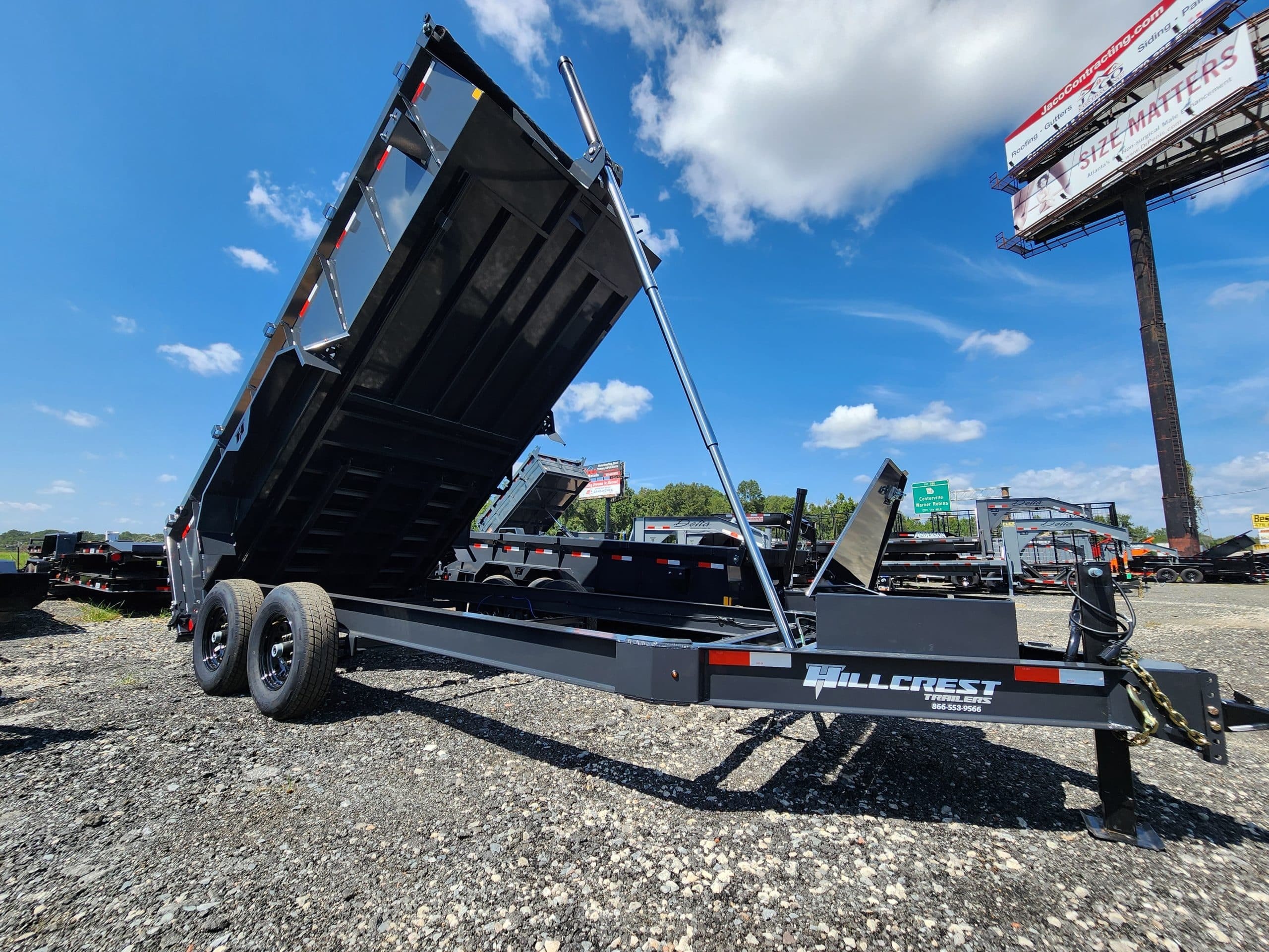 2027 hillcresttrailers 7X16 14K Dump Trailer With 40" Sides in Byron, GA