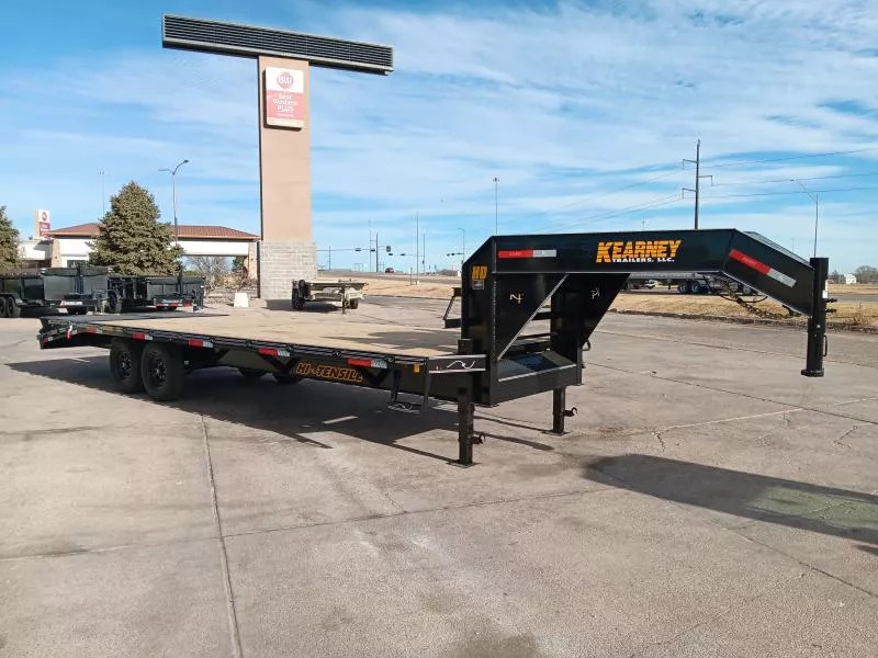 2026 Kearney Trailers Mfg. 25' Gooseneck Deckover Trailer in Kearney, NE