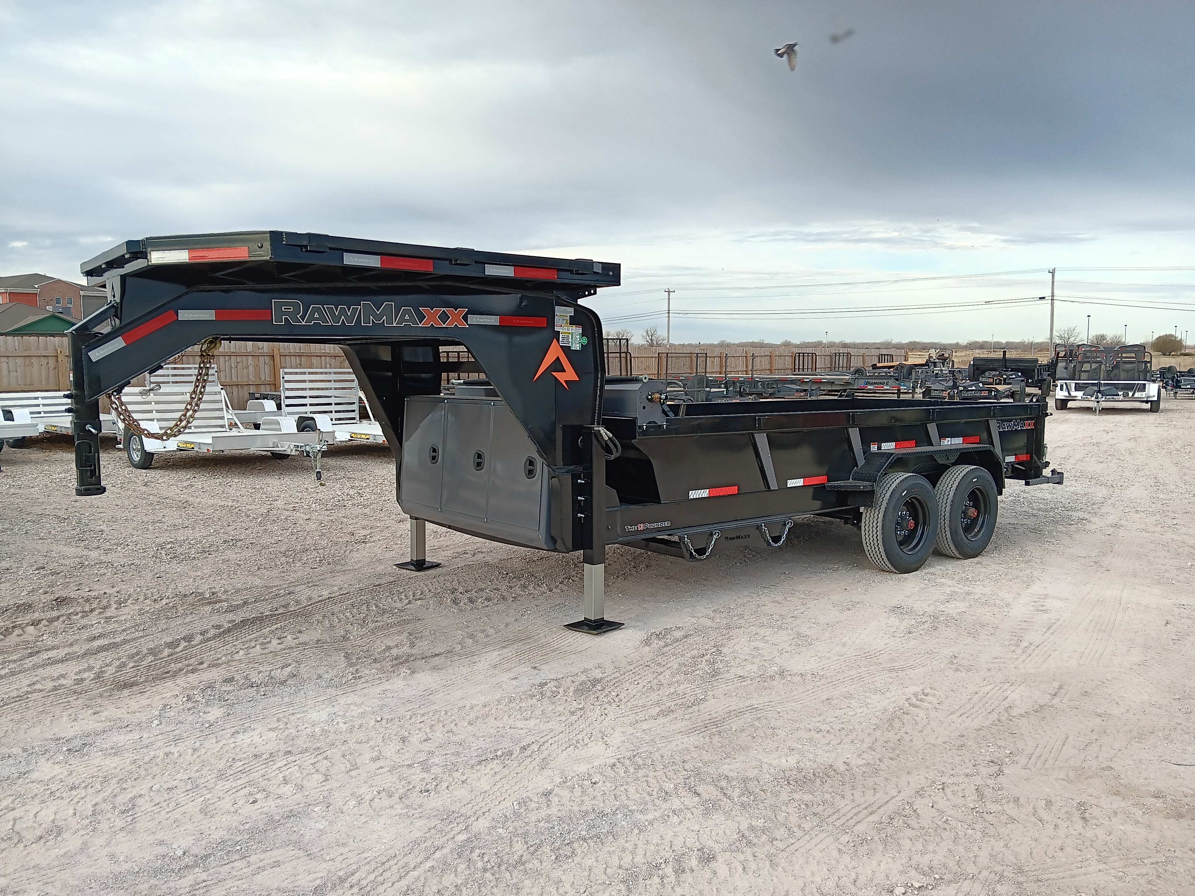2026 RawMaxx 16' LPX Gooseneck Dump Trailer in Kearney, NE