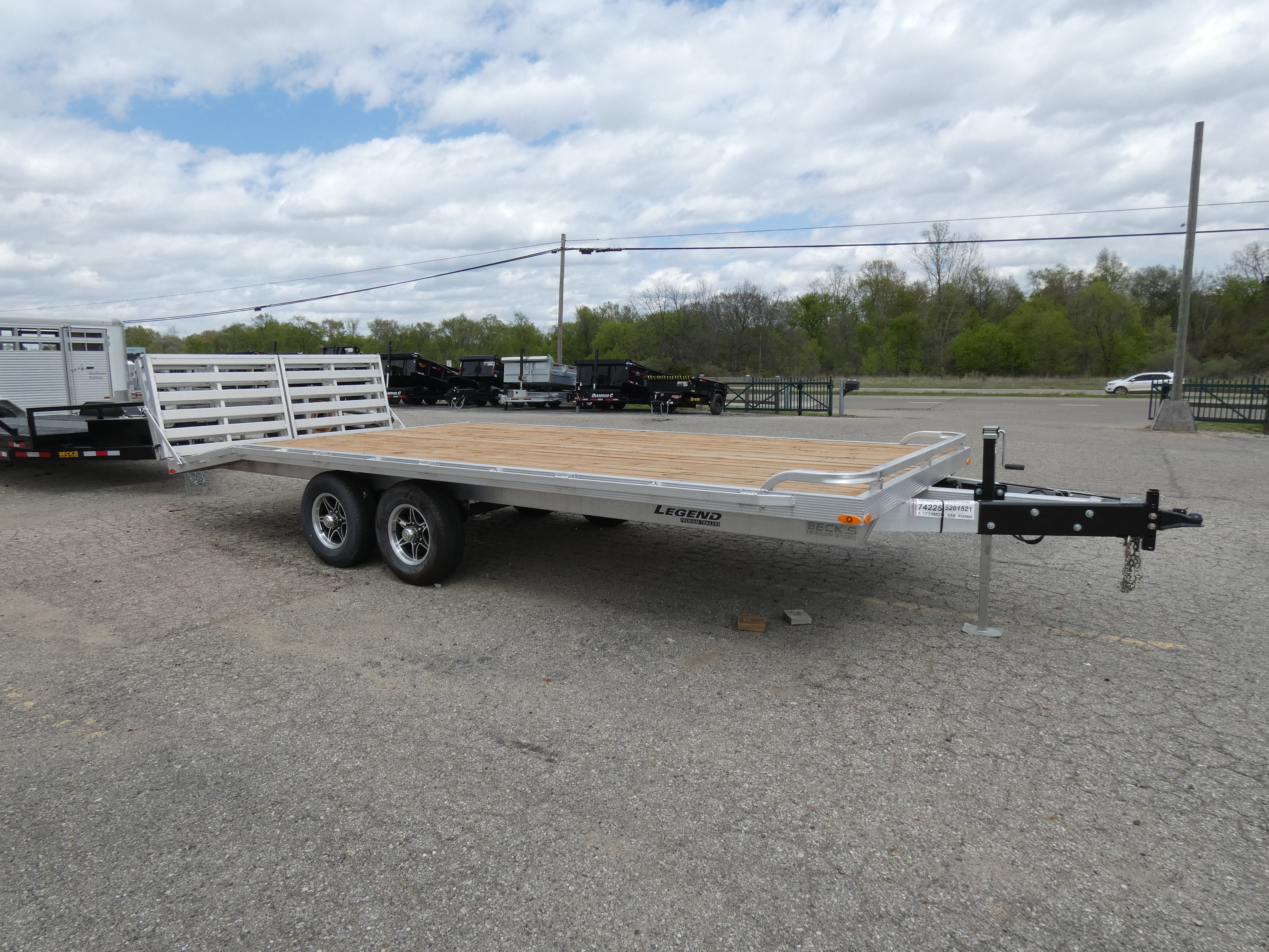2026 Legend Trailers 8.5' x 20' Aluminum Deckover Equipment Trailer for Sale in Saint Johns, MI