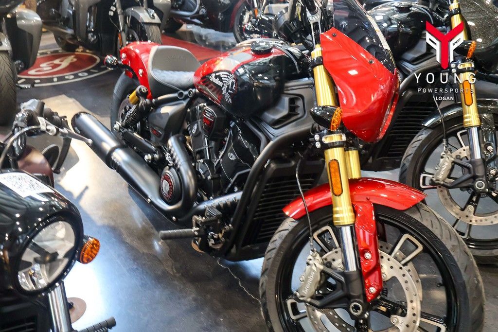 2026 Indian Motorcycle® 101 Scout® Sunset Red Metallic BASE in Logan, UT