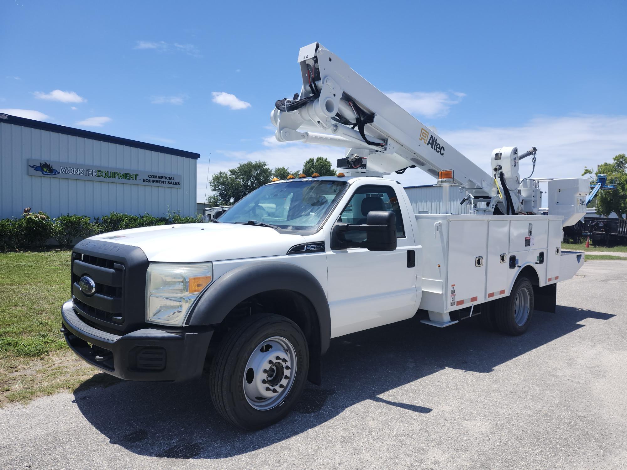 2016 Ford F550 4x4 Altec AT40S 45' WH Sign truck with Jib in Sarasota, FL