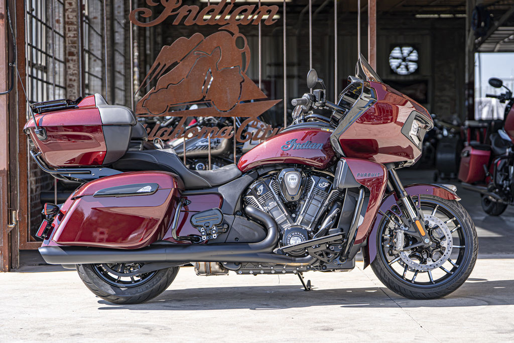 2026 Indian Motorcycle® Pursuit® Dark Horse® Maroon Metallic DARK HORSE in Oklahoma City, OK