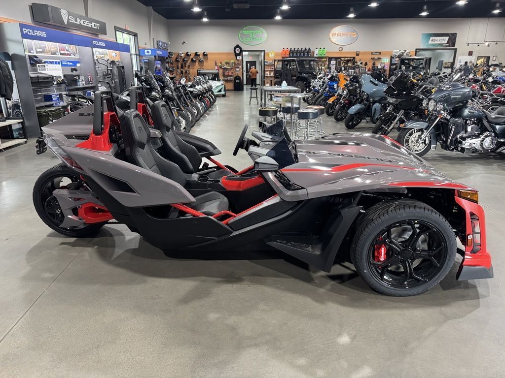 2026 Polaris Slingshot® R AutoDrive Radiant Gray with Indy Red Pearl SL in Fayetteville, NC