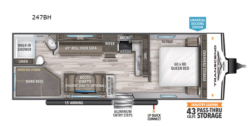 2020 Grand Design Transcend Xplor 247BH in irwin PA