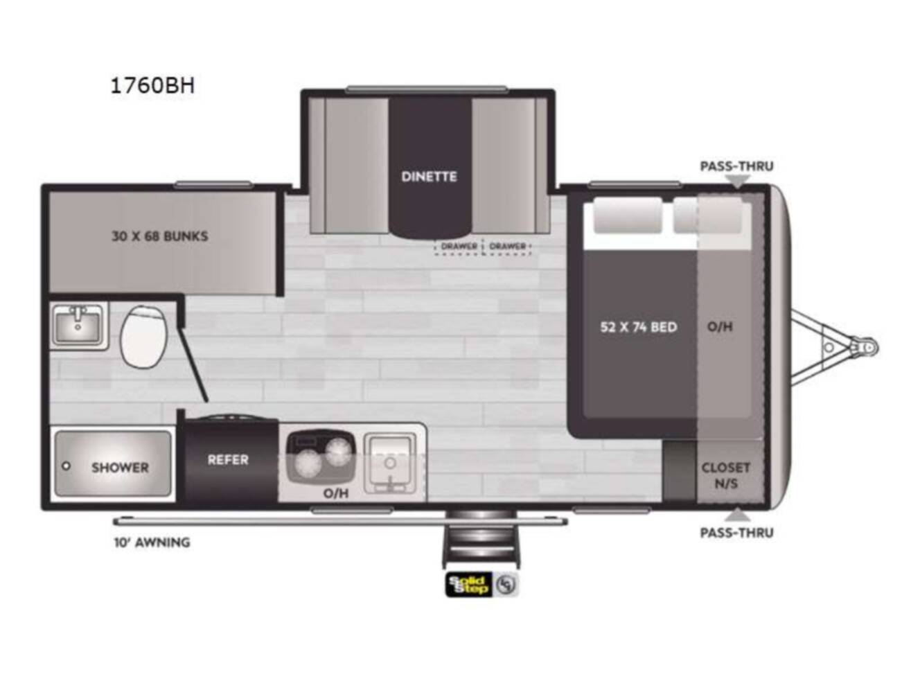 A photo of this 2021 Keystone Rv Springdale Mini 1760BH