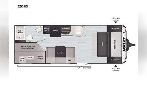 2021 Keystone Rv Bullet Crossfire 2200BH in sunbury OH