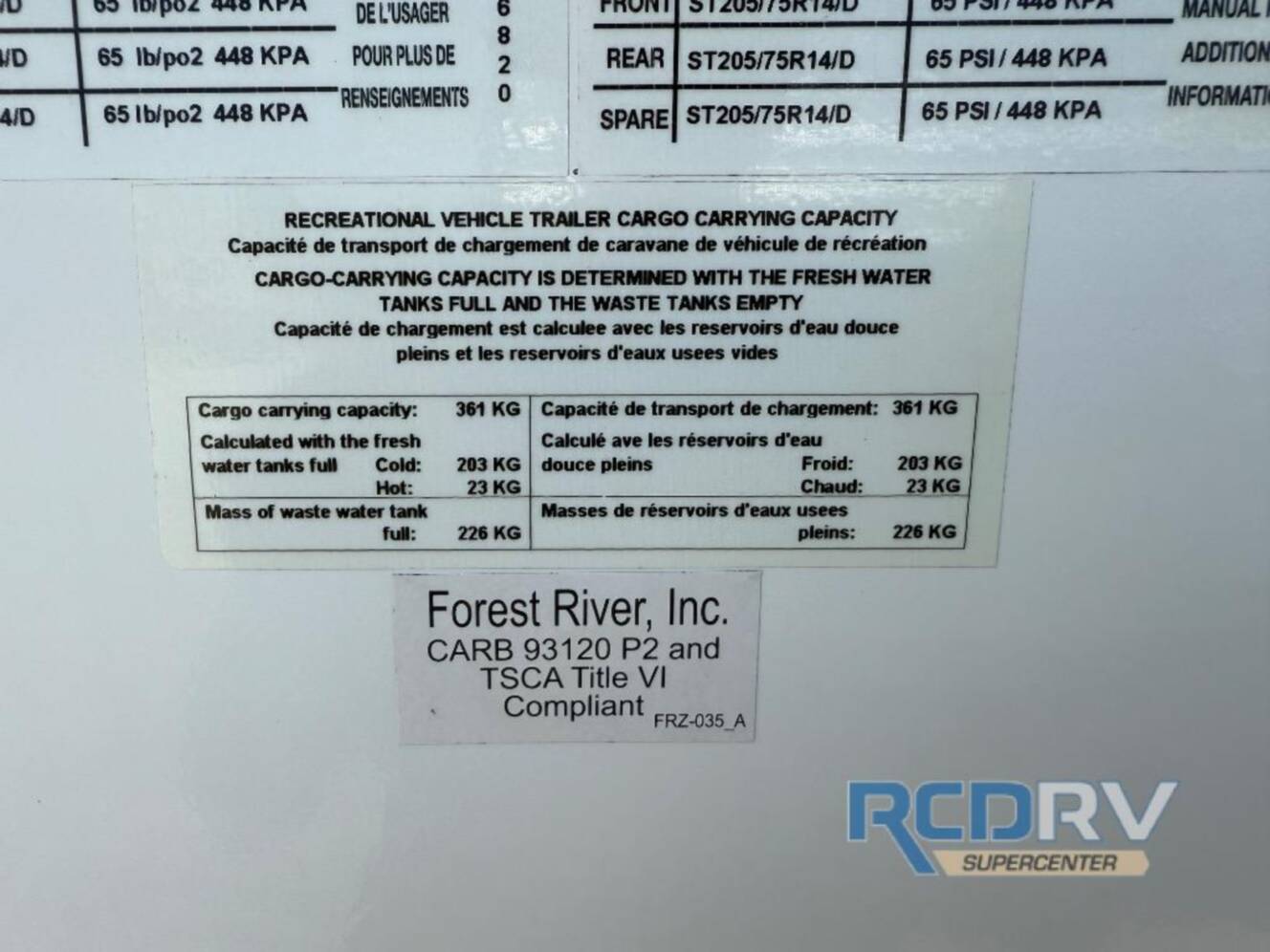 A photo of this 2022 Forest River Rv Flagstaff Micro Lite 21FBRS