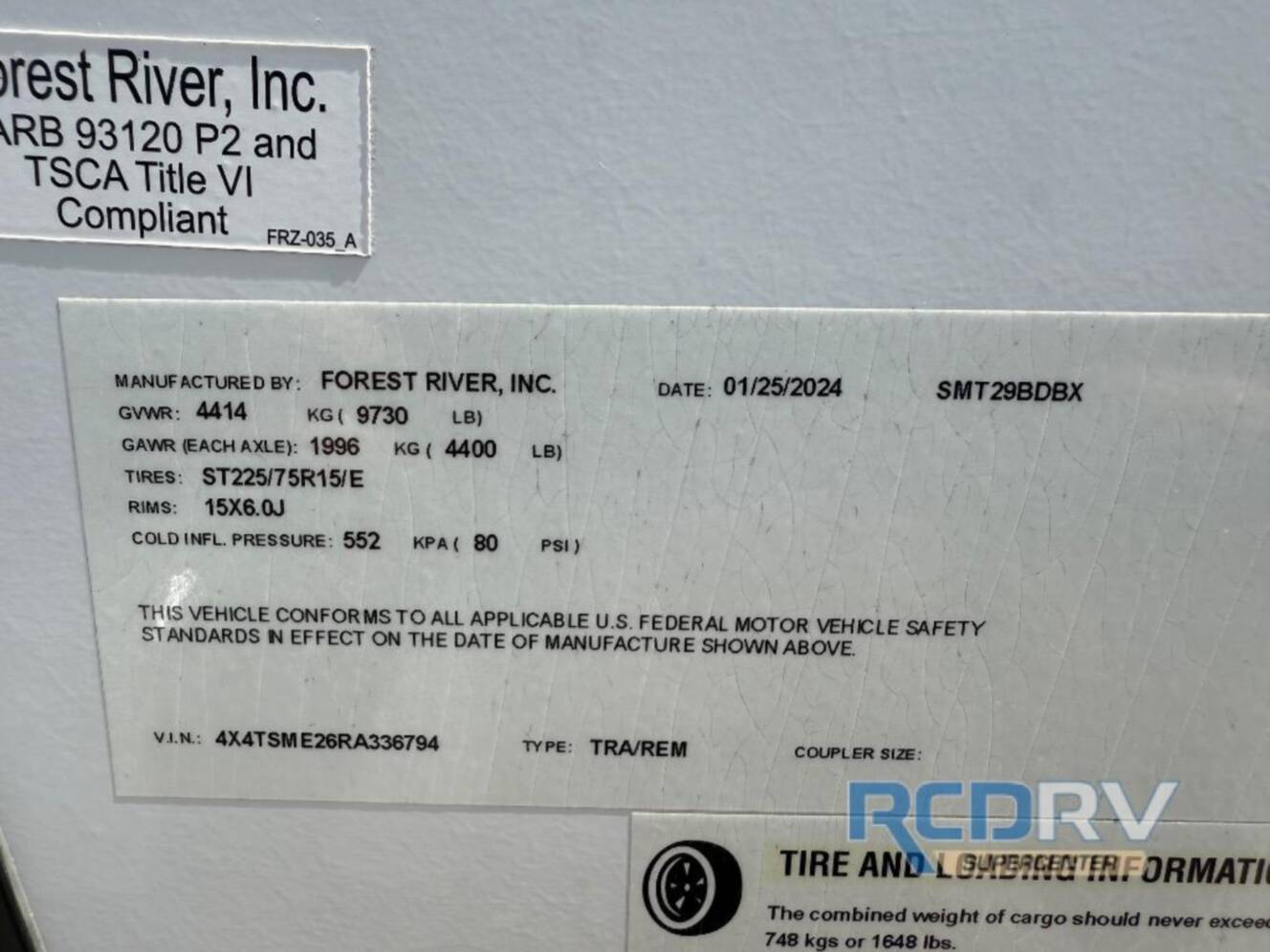 A photo of this 2024 Forest River Rv Salem 29BDBX