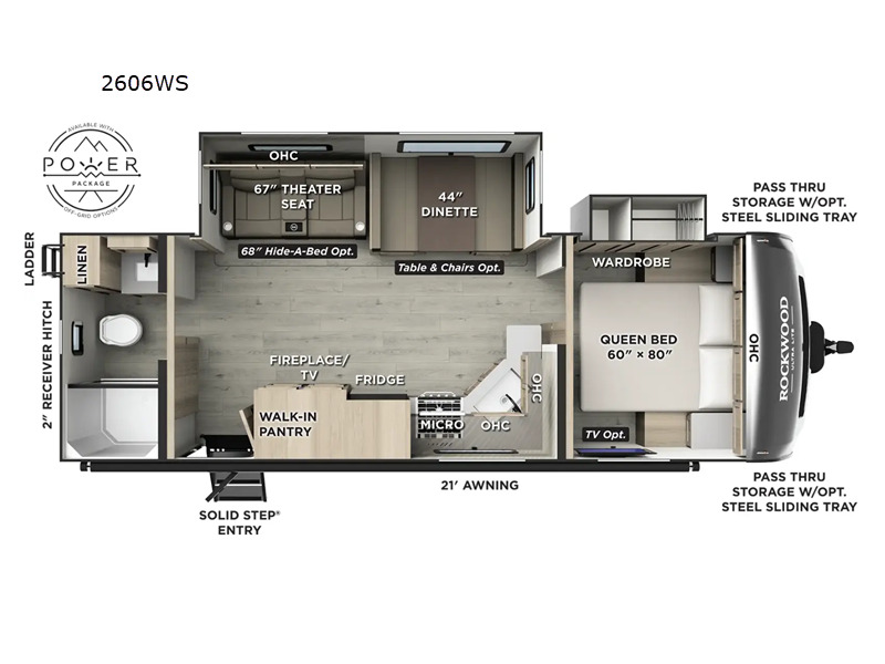 2027 Forest River Rv Rockwood Ultra Lite 2606WS in colbert OK