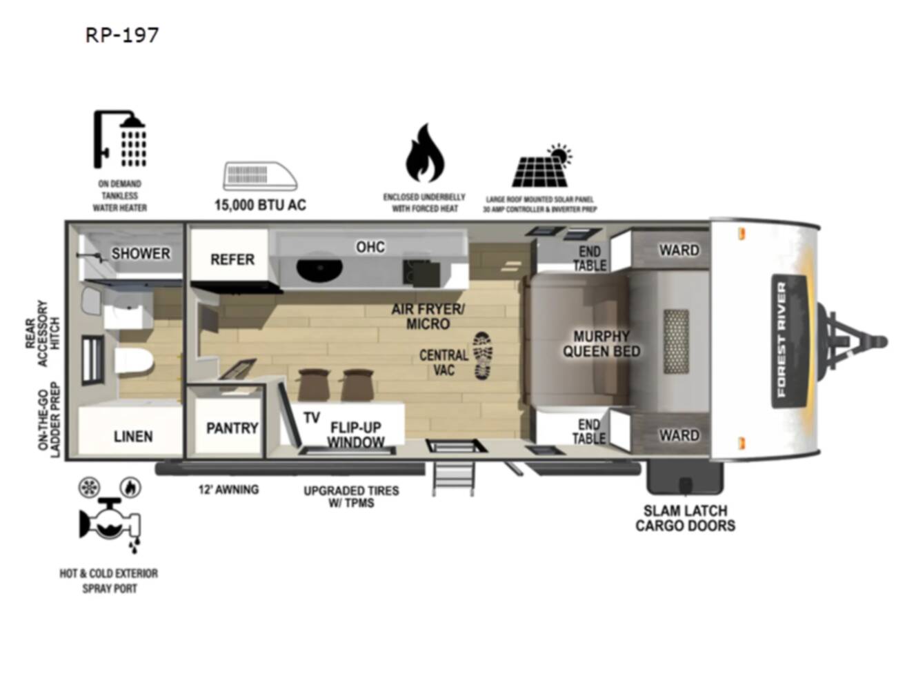 A photo of this 2027 Forest River Rv R Pod RP-197