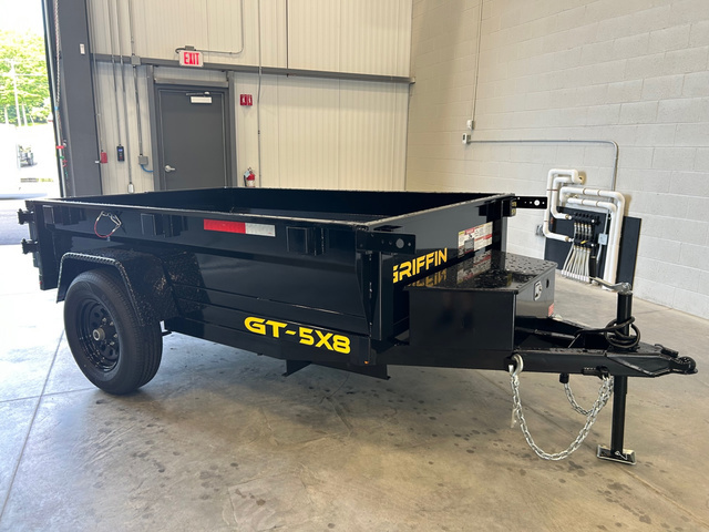 2026 GRIFFIN 5X8 Powder Coated 5K Single Axle Dump Trailer in Loudon, NH