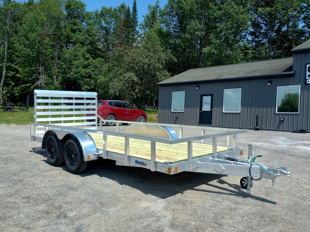 2027 MISSION 6.5X16 Aluminum Open Landscape/Utility Trailer W/D in Manchester, ME