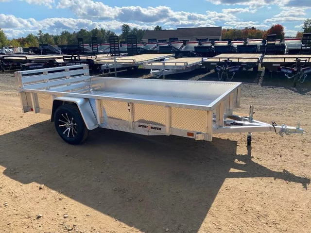 2027 SPORT HAVEN 6X12 Deluxe 3K Aluminum Utility W/ATP Sides & Bi-F in Loudon, NH