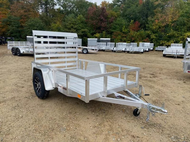2027 SPORT HAVEN 5X8 Aluminum 3K Utility W/Fold Flat Ramp in Loudon, NH