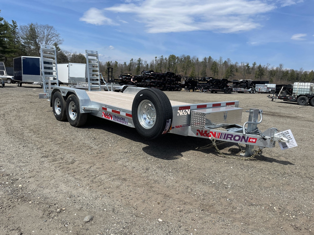 2026 N&N 7X18 15K Equipment Trailer W/Spare Tire, Mount & T in Turner, ME