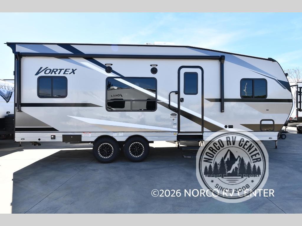 2026 Genesis Supreme Vortex V2215SSXL Travel Trailer Toy Hauler RV