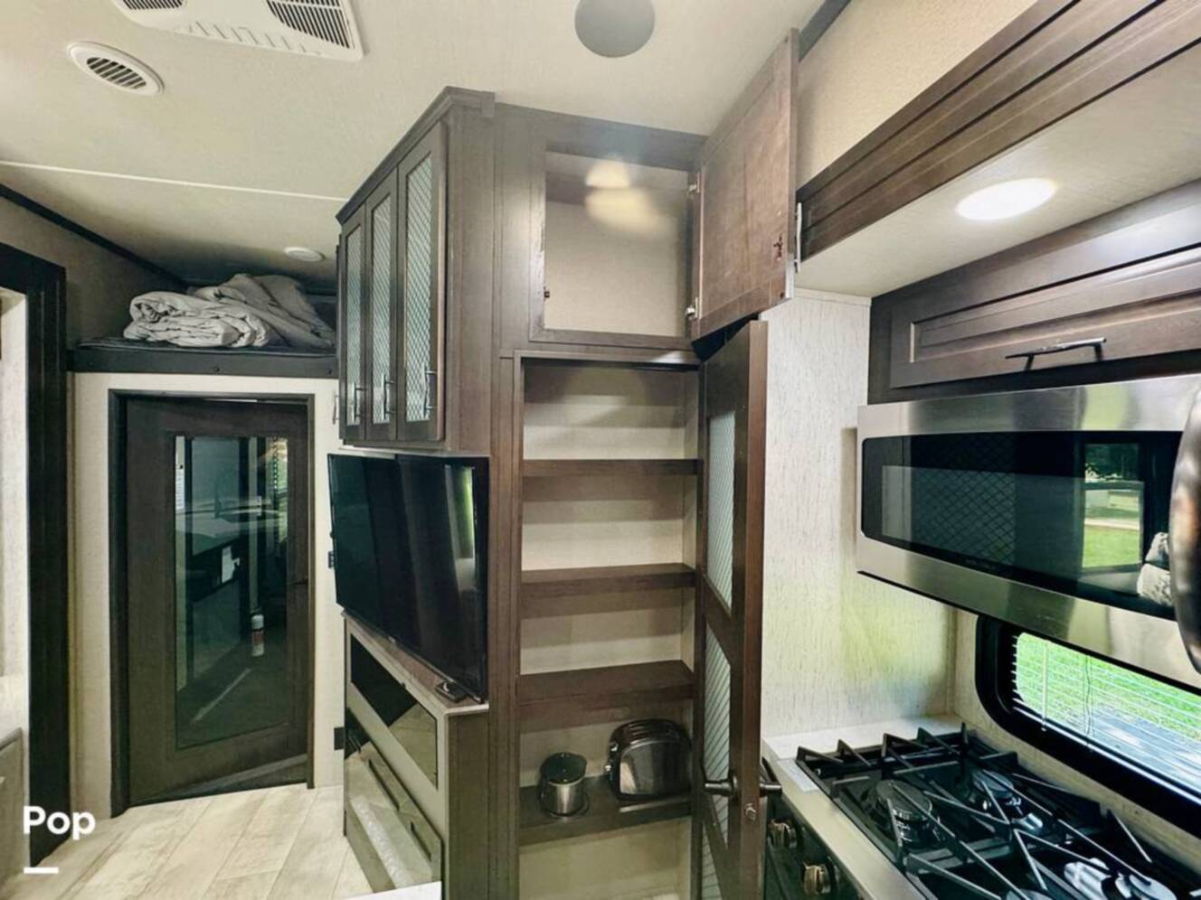 A photo of this 2022 Grand Design Momentum M-Class 351MS