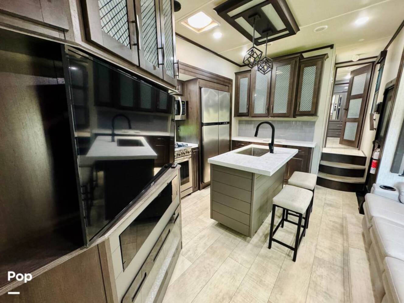 A photo of this 2022 Grand Design Momentum M-Class 351MS