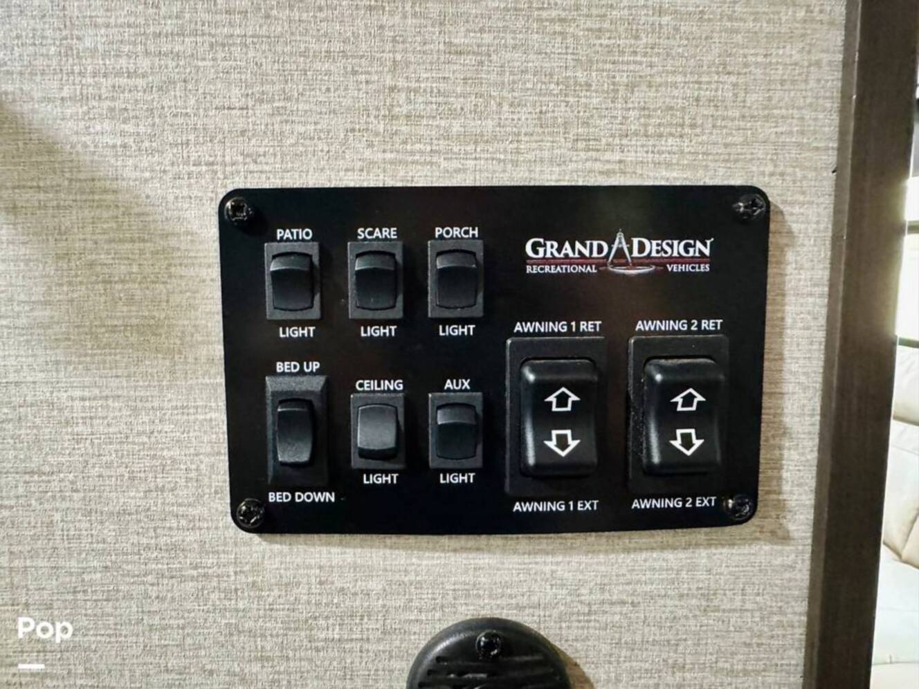 A photo of this 2022 Grand Design Momentum M-Class 351MS