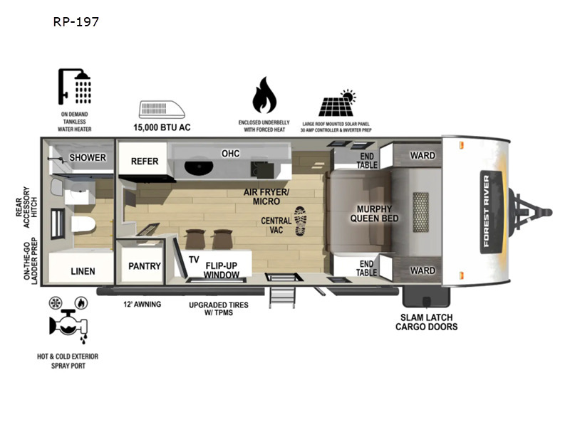 A photo of this 2027 Forest River Rv R Pod RP-197