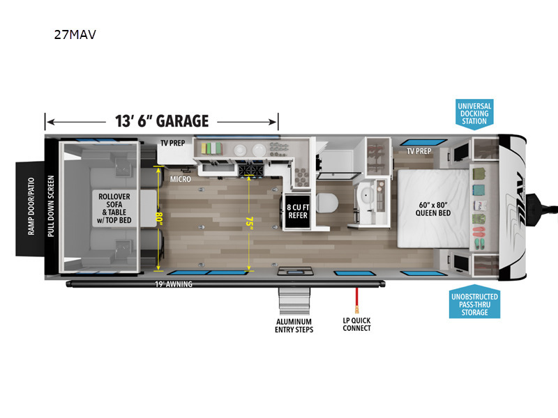 A photo of this 2027 Grand Design Momentum MAV 27MAV