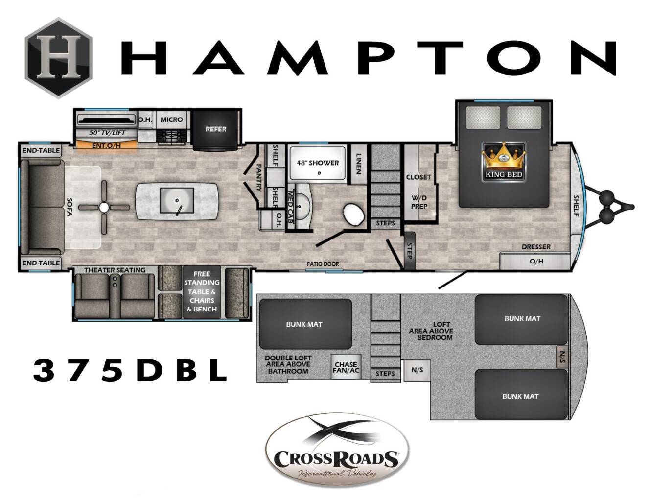 A photo of this 2026 Crossroads HAMPTON 375DBL