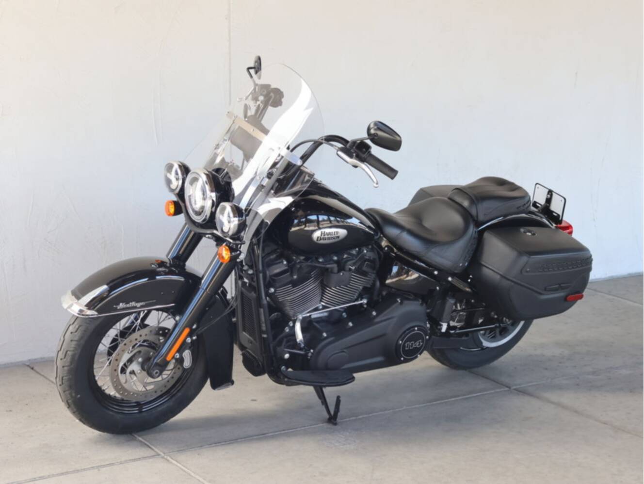 A photo of this 2023 Harley-Davidson® FLHCS - Heritage Classic