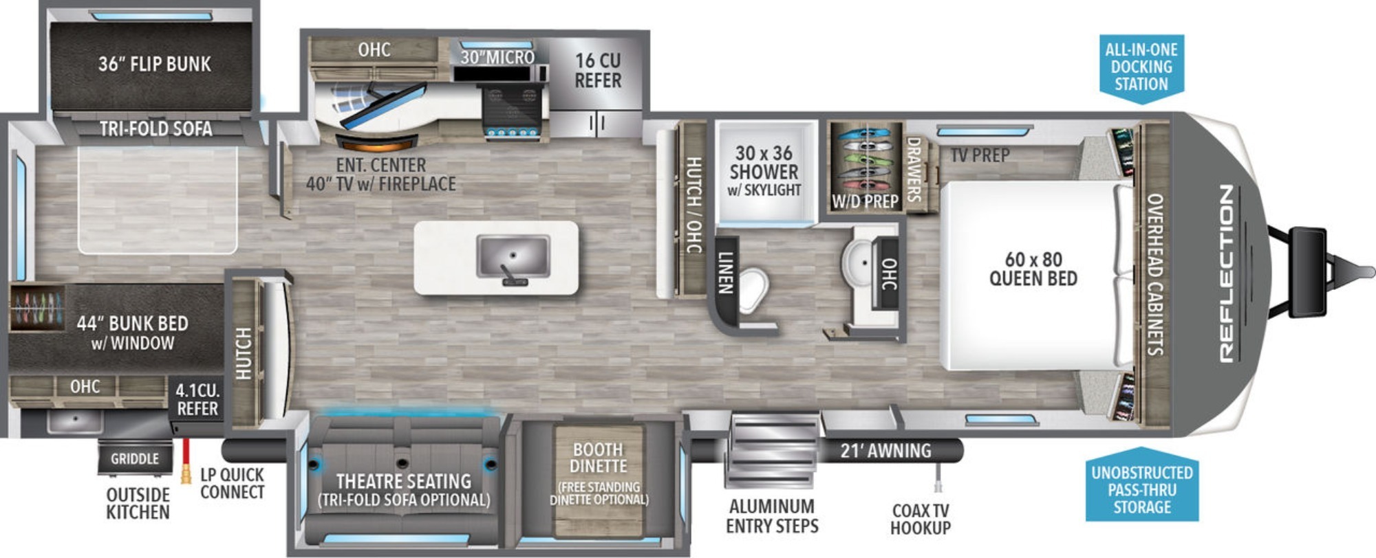 2023 Grand Design REFLECTION 312BHTS RV