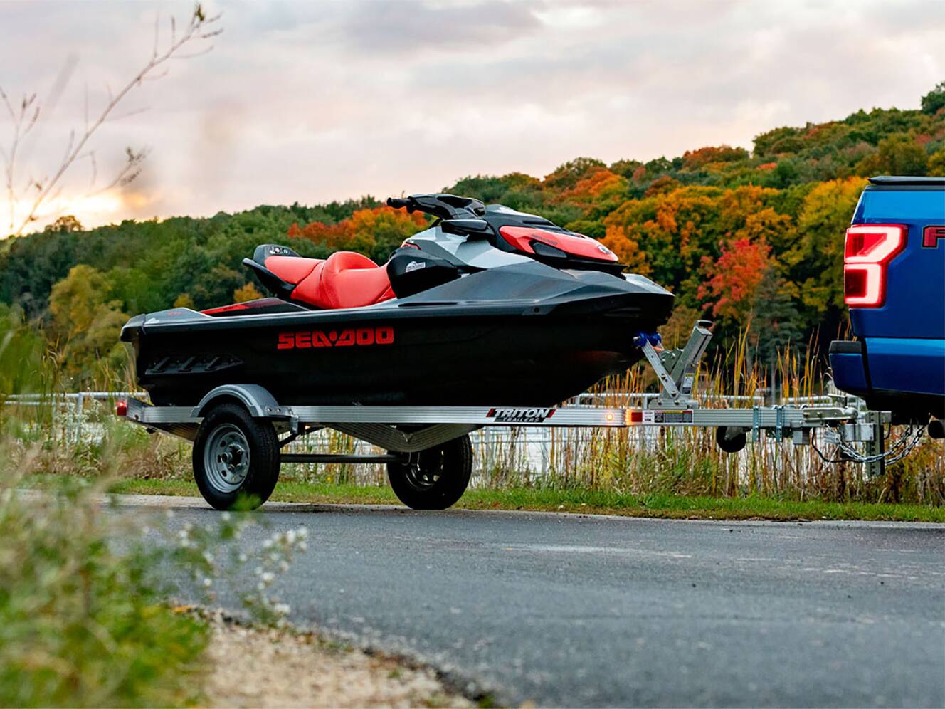 A photo of this 2026 Triton Trailers LT Series Trailers 1-Place (Ratchet Straps)