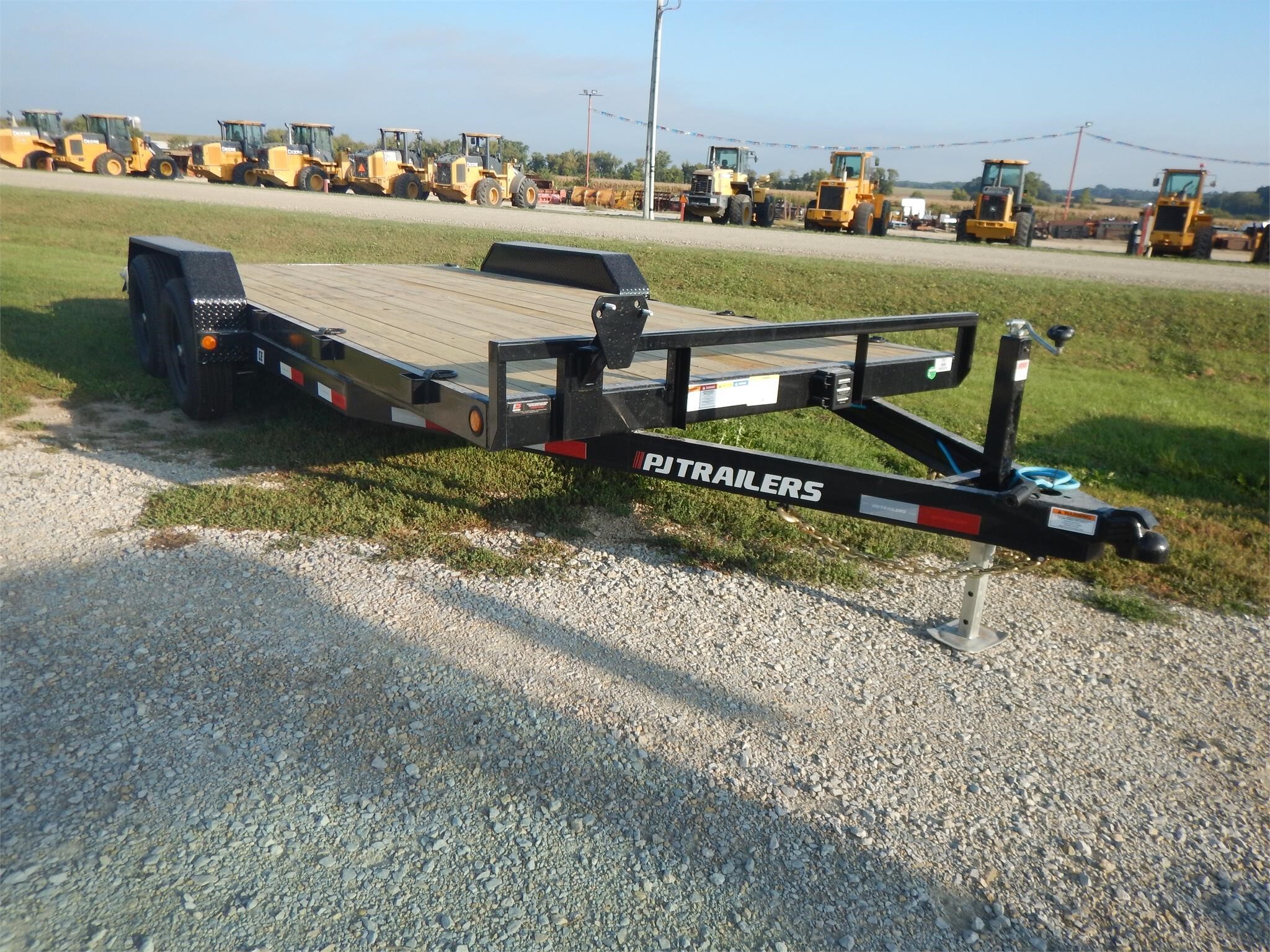 2023 PJ 18' X 5" CHANNEL EQUIPMENT HAULER W/ 2' DOVETAIL in Dover, MN