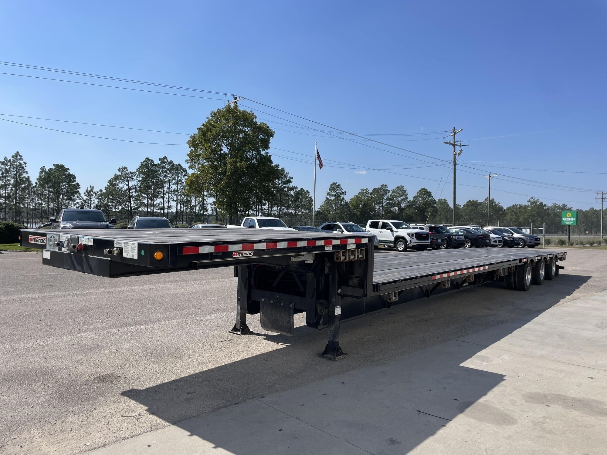 2023 MANAC 53' X 102" X STEEL DROP DECK EXTENDABLE FLATBED in Wilmington, NC