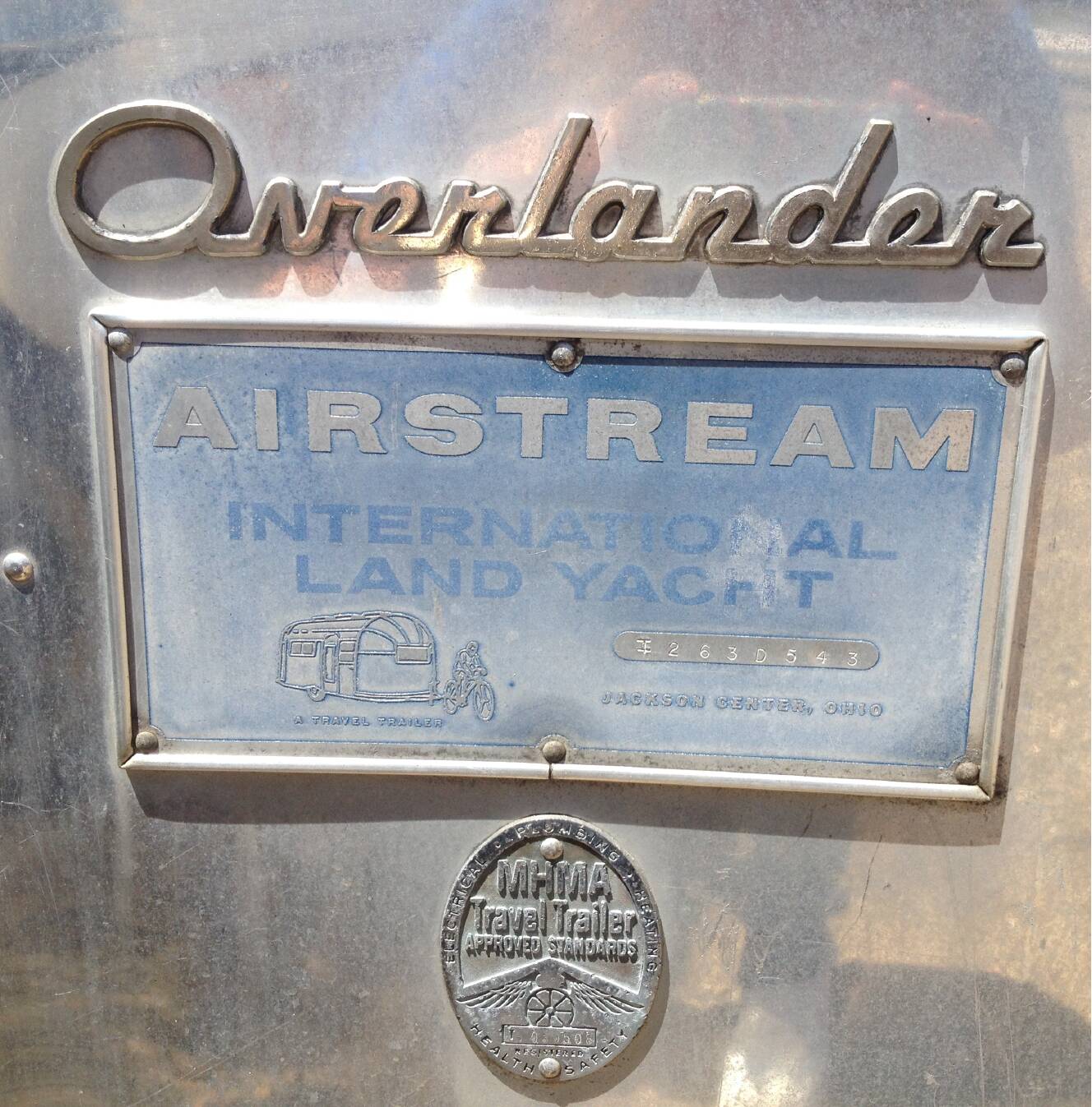 A photo of this 1963 Airstream INTERNATIONAL LAND YACHT SERIES OVERLANDER