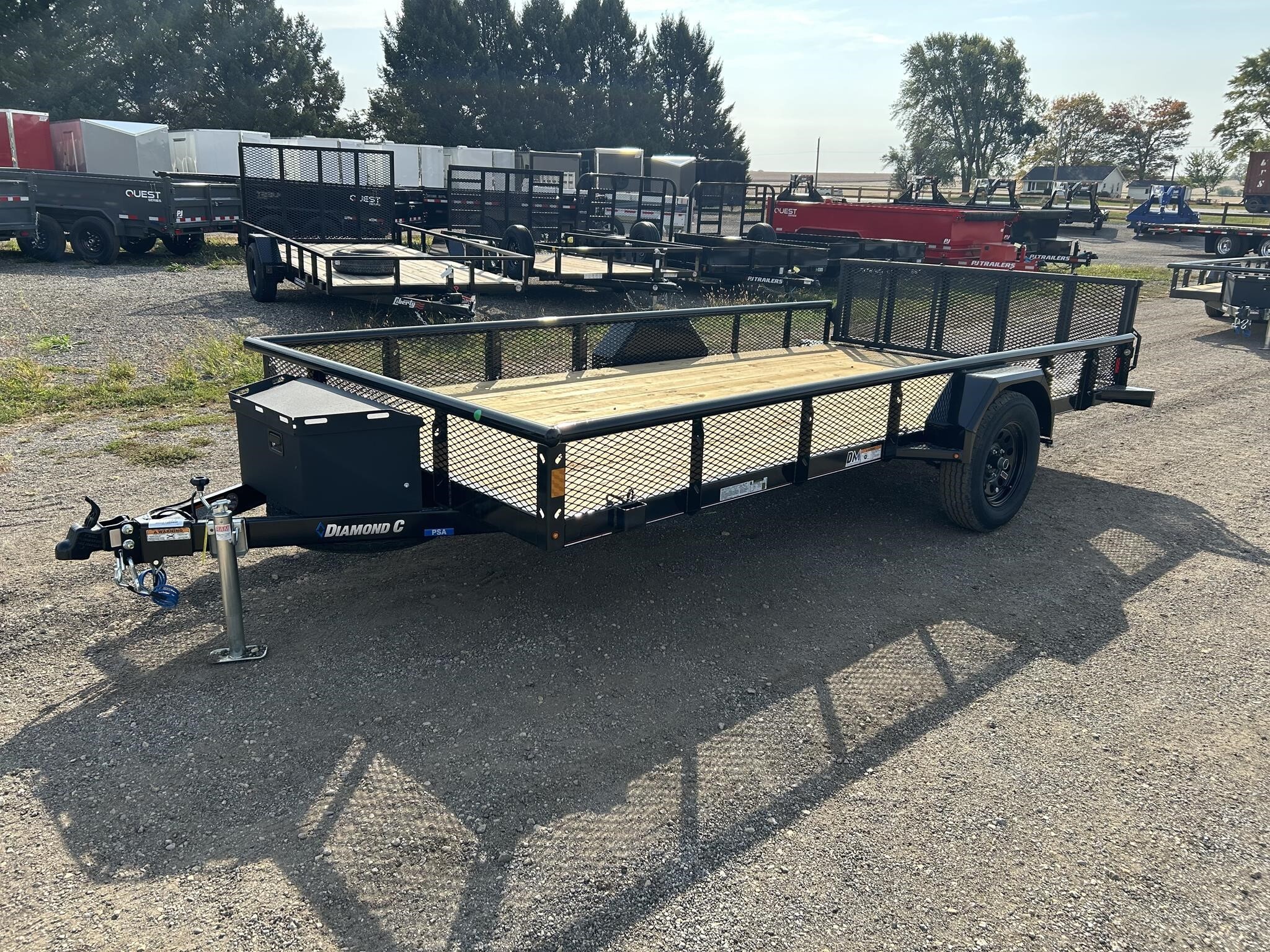2026 DIAMOND C PSA 83"X14' 3K SA UTILITY TRAILER in Pecatonica, IL
