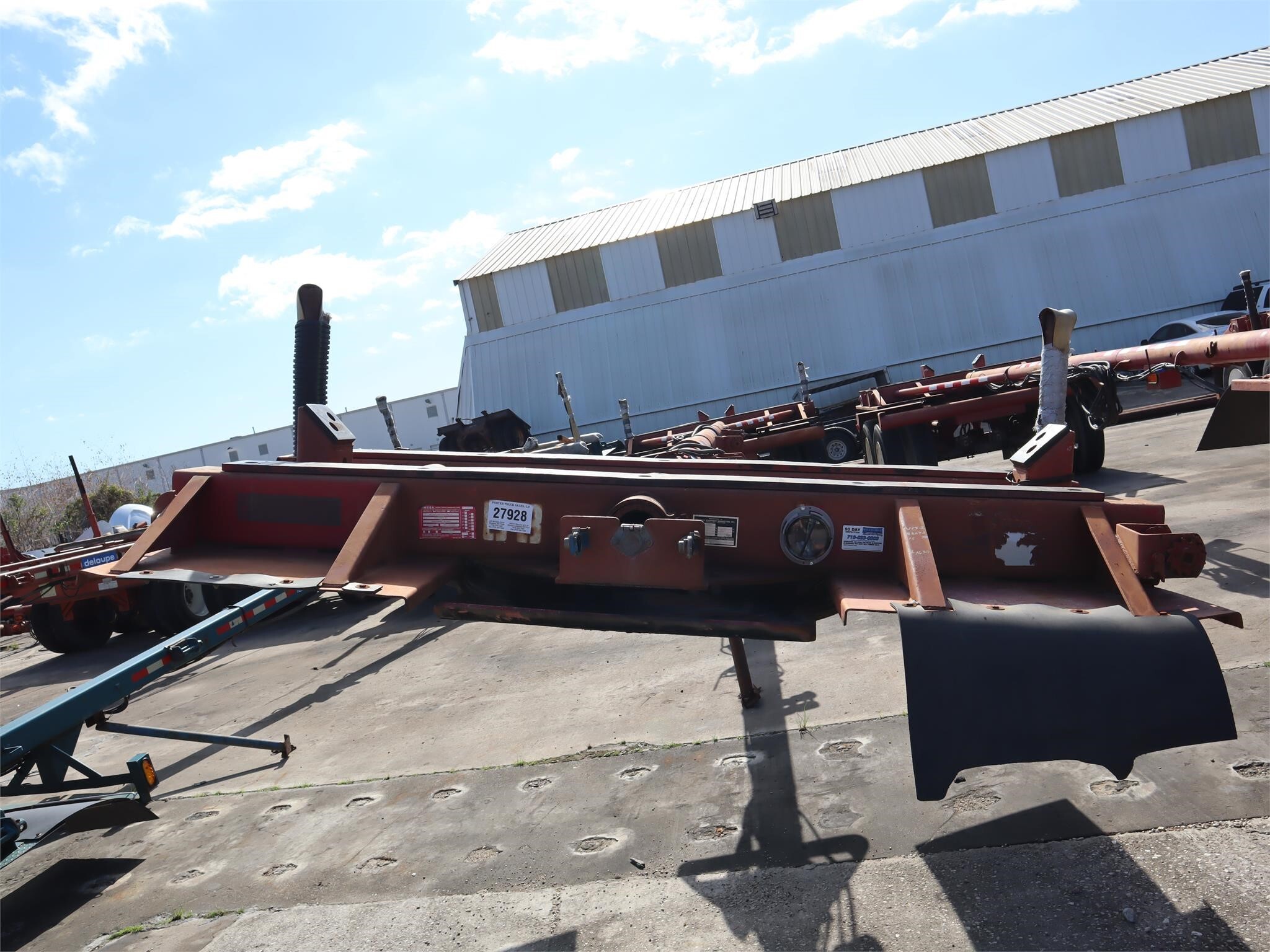 2015 SUNBELT MFG 40' EXTENDABLE STEERABLE POLE TRAILER in Houston, TX