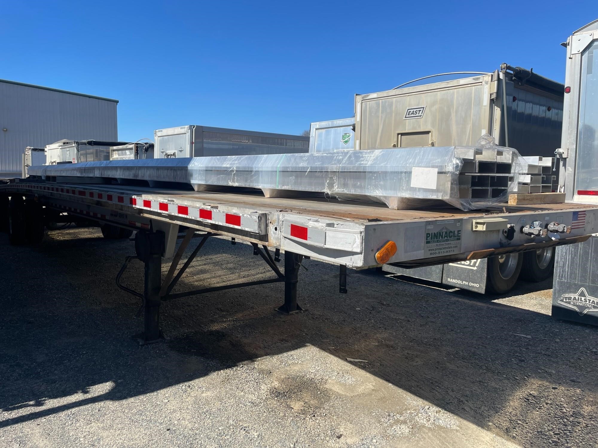 1999 BENSON 48' X 102" X ALUMINUM FLATBED in Spartanburg, SC