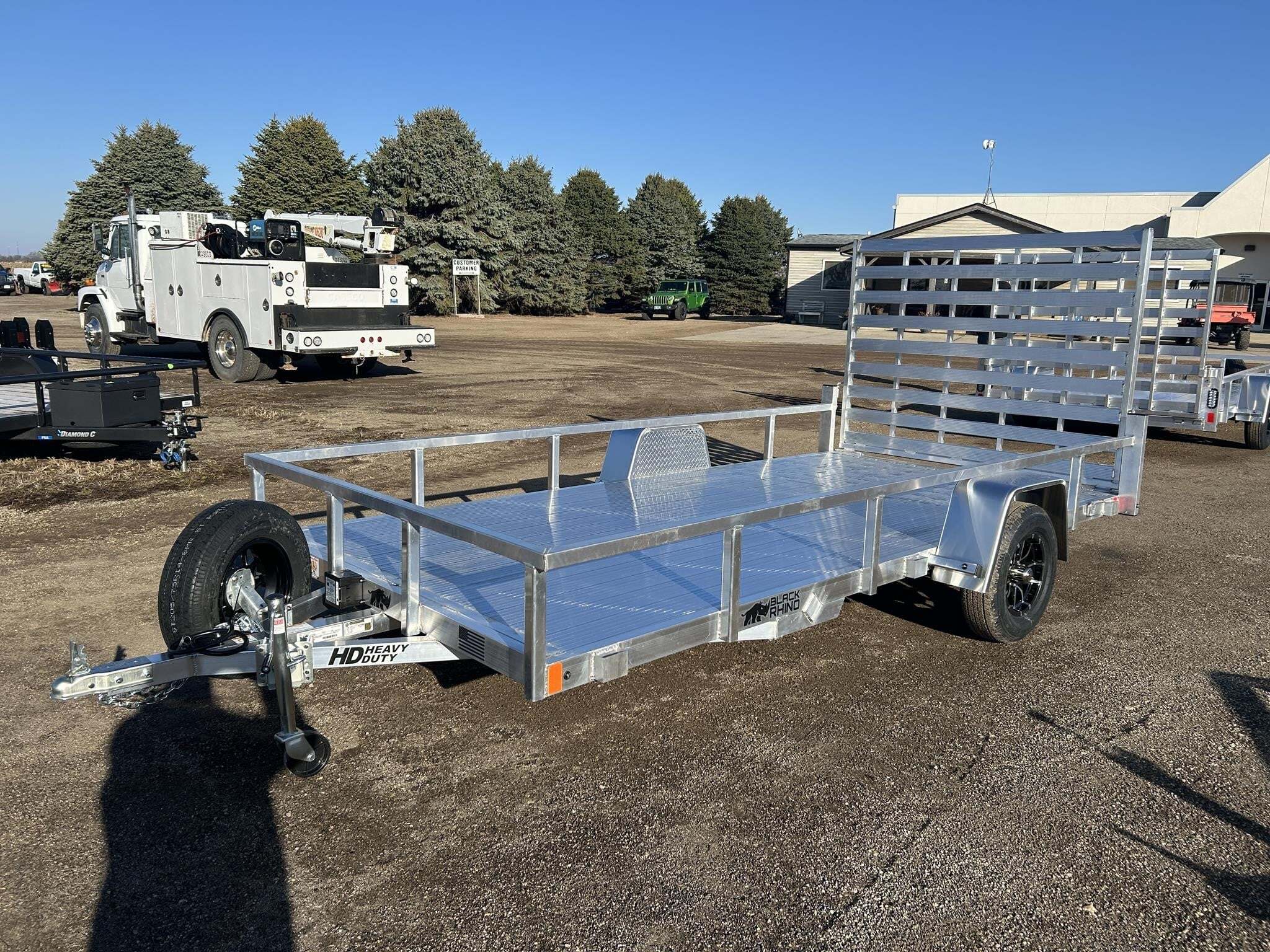 2026 BLACK RHINO LSS 81"X14' 3.5K SA ALUMINUM UTILITY FLATBED TRAIL in Pecatonica, IL