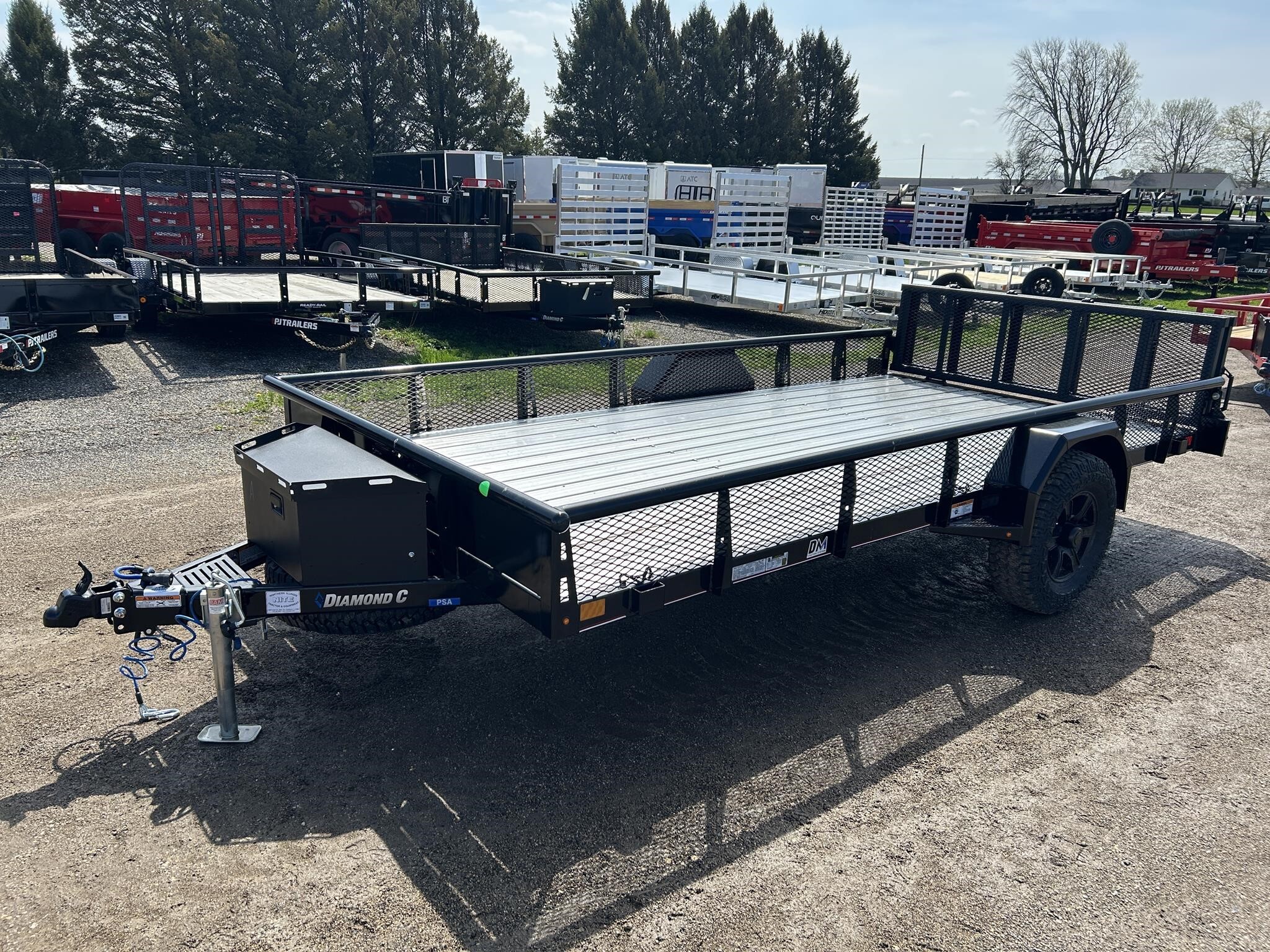 2026 DIAMOND C PSA 83"X14' 6K SA UTILITY FLATBED TRAILER in Pecatonica, IL