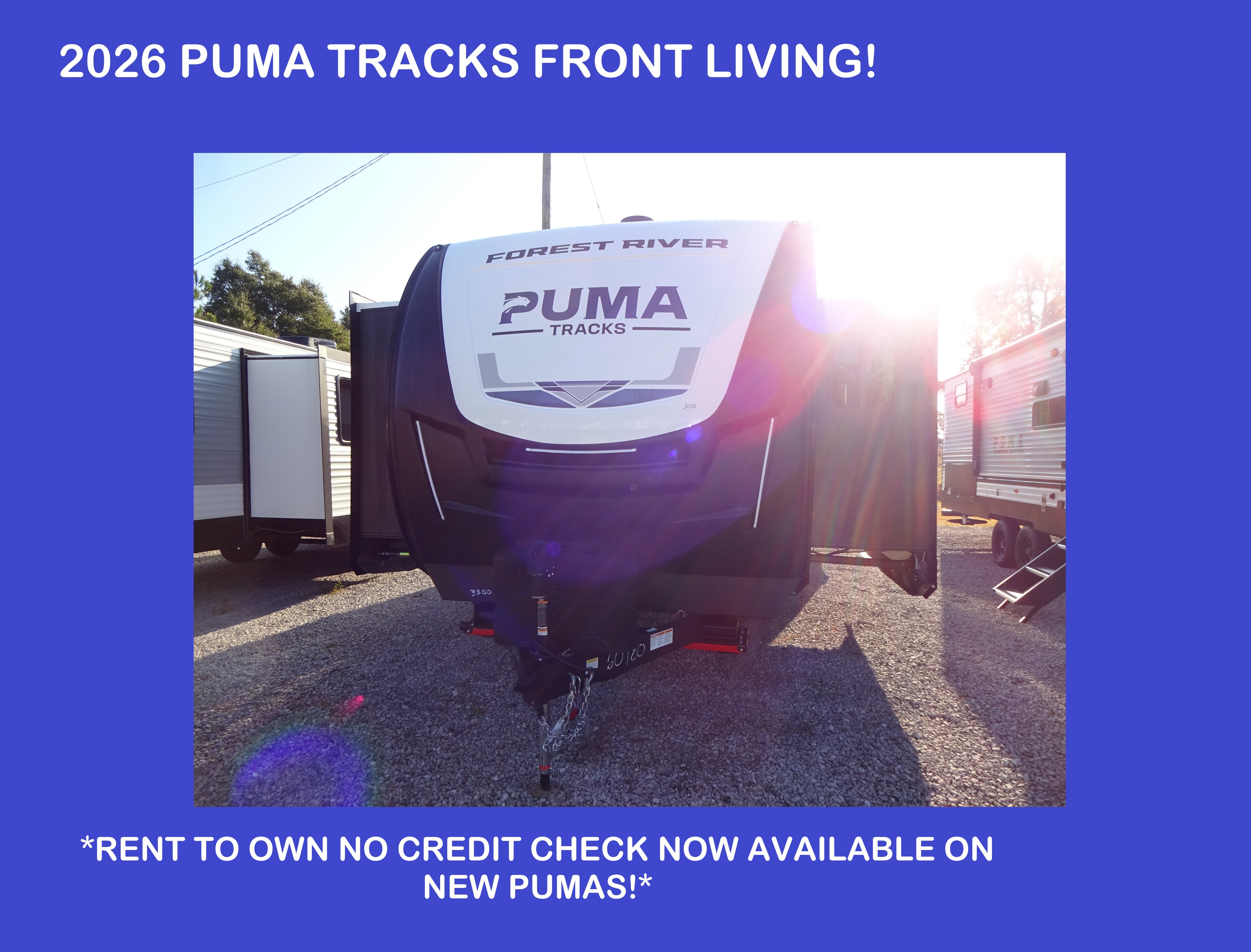 2026 Forest River PUMA TRACKS 3300FLBS in mobile AL