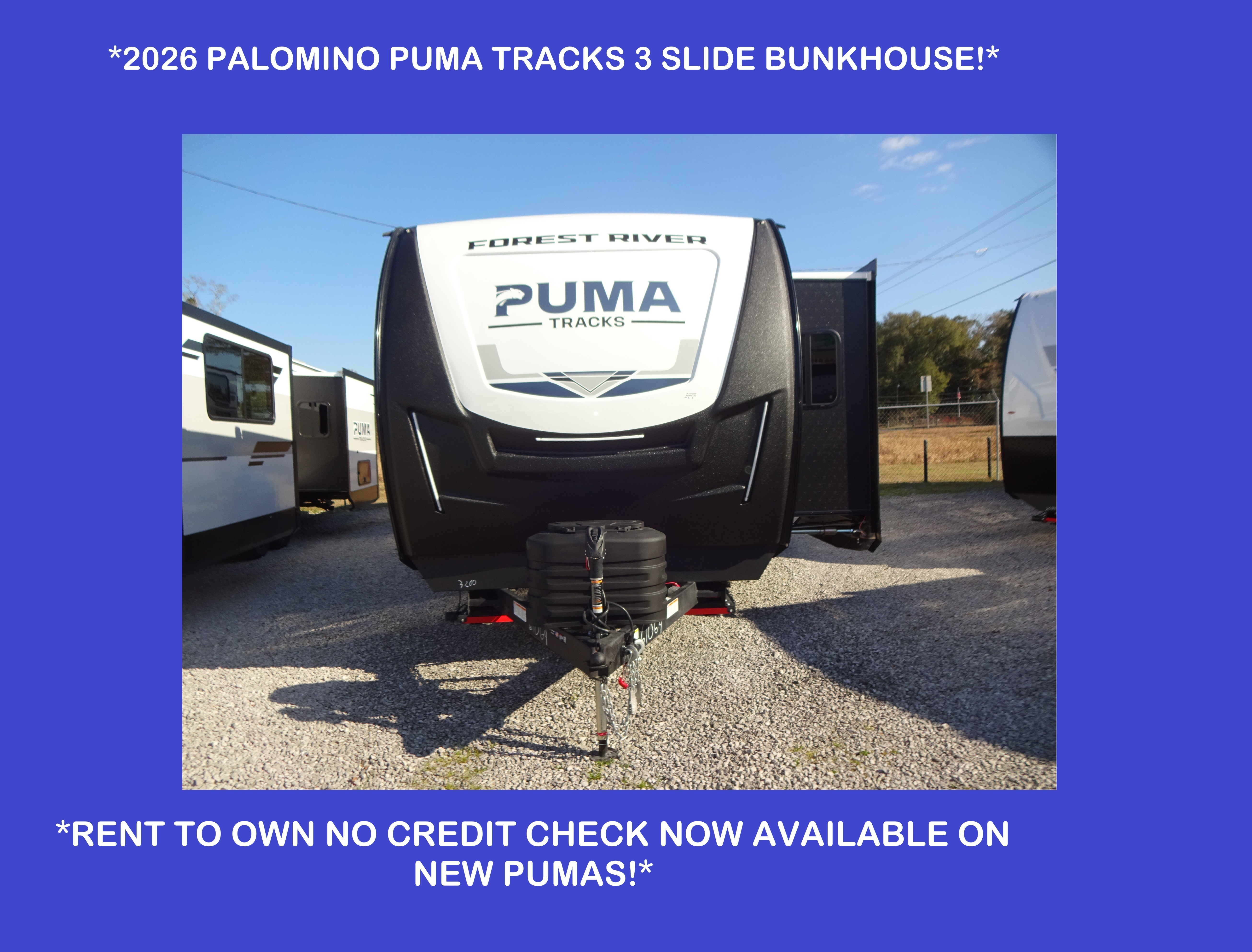 2026 Forest River PUMA TRACKS 3200TSBH in mobile AL