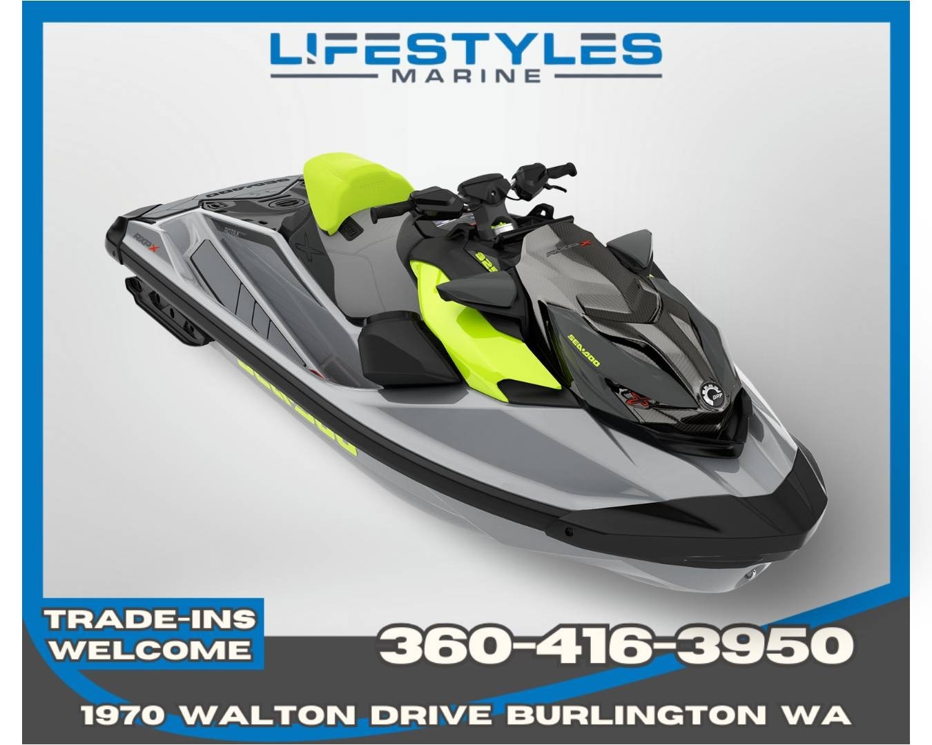 2026 Sea-Doo RXP-X 325 + Tech Package X 325 in Burlington, WA