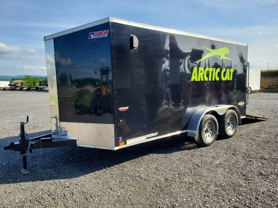 2023 Pace American 7 x 14 Outback DLX Flat Top V-Nose 7K in Bedford, PA