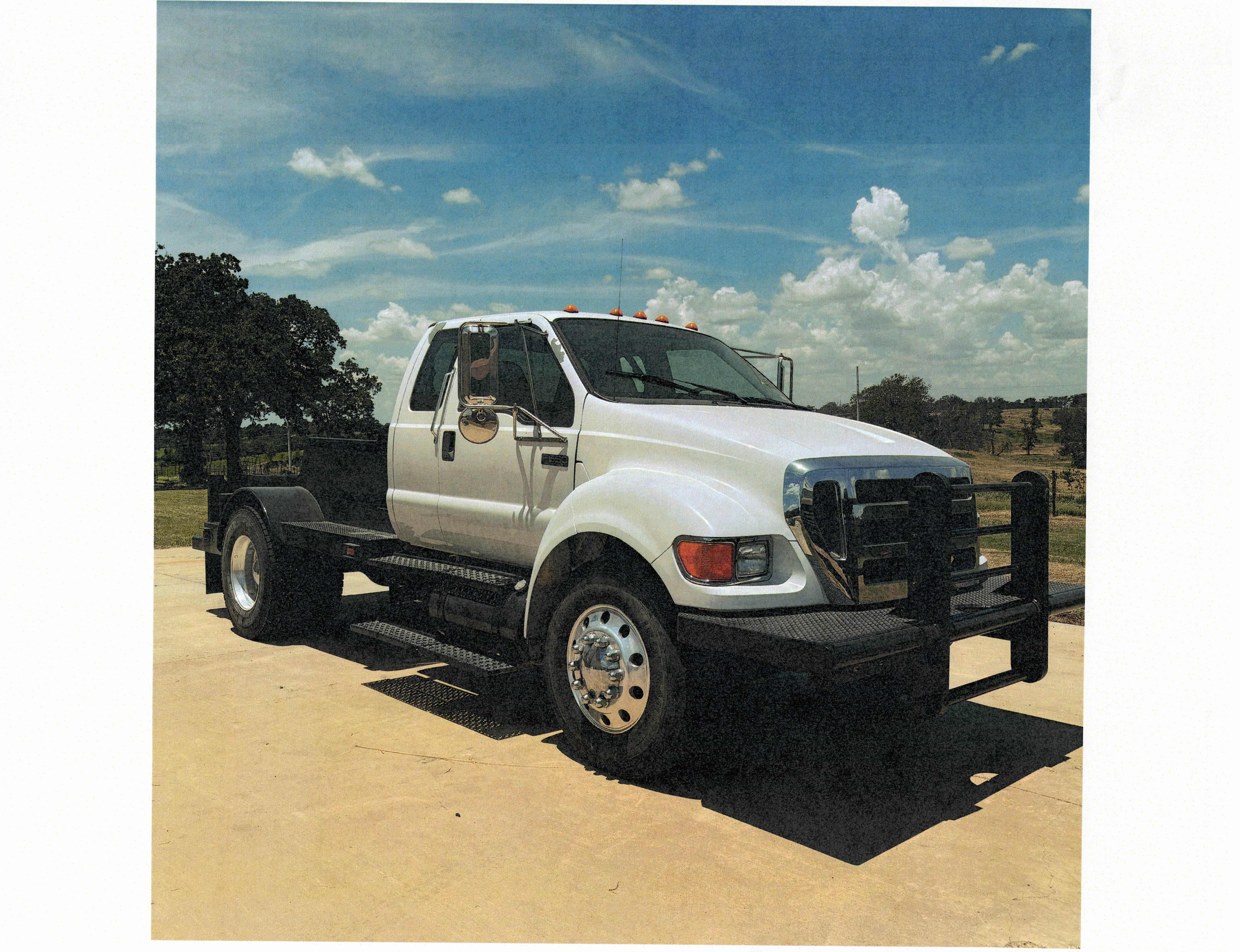 2009 FORD F650 SD DIESEL STRAIGHT FRAME SD DIESEL STRAIGHT FRAME in Marlin, TX