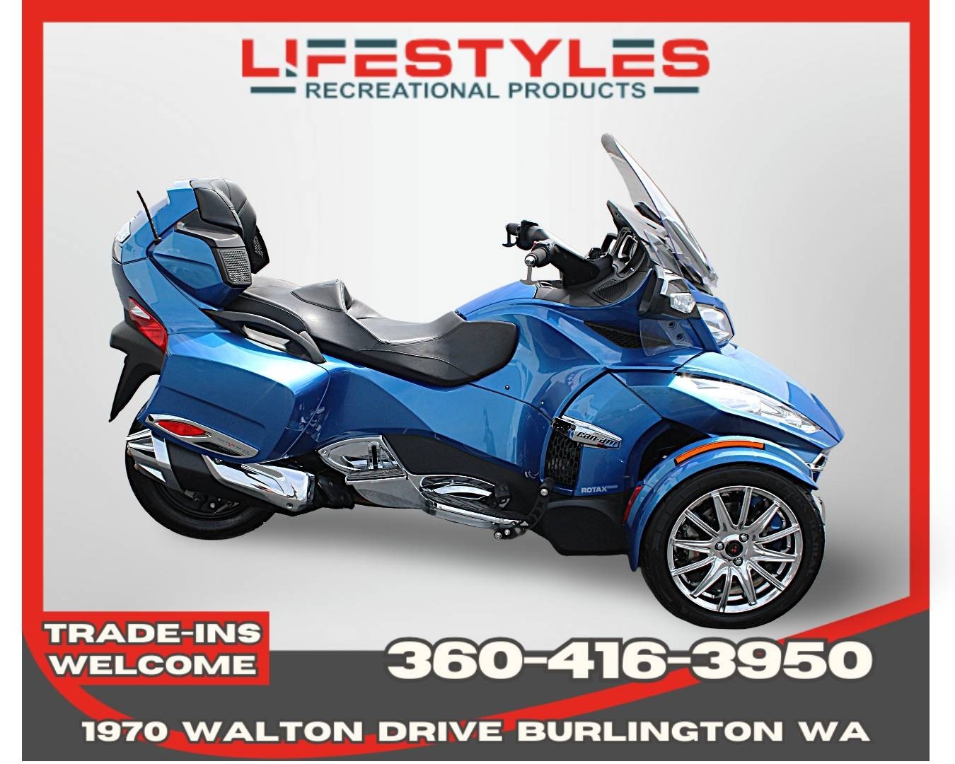2018 Can-Am Spyder RT Limited RT LIMITED in Burlington, WA