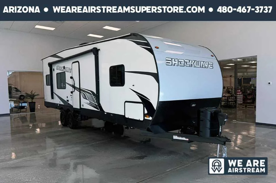 2023 Forest River SHOCKWAVE SPORT GLE 27FSGLE Travel Trailer Toy Hauler RV
