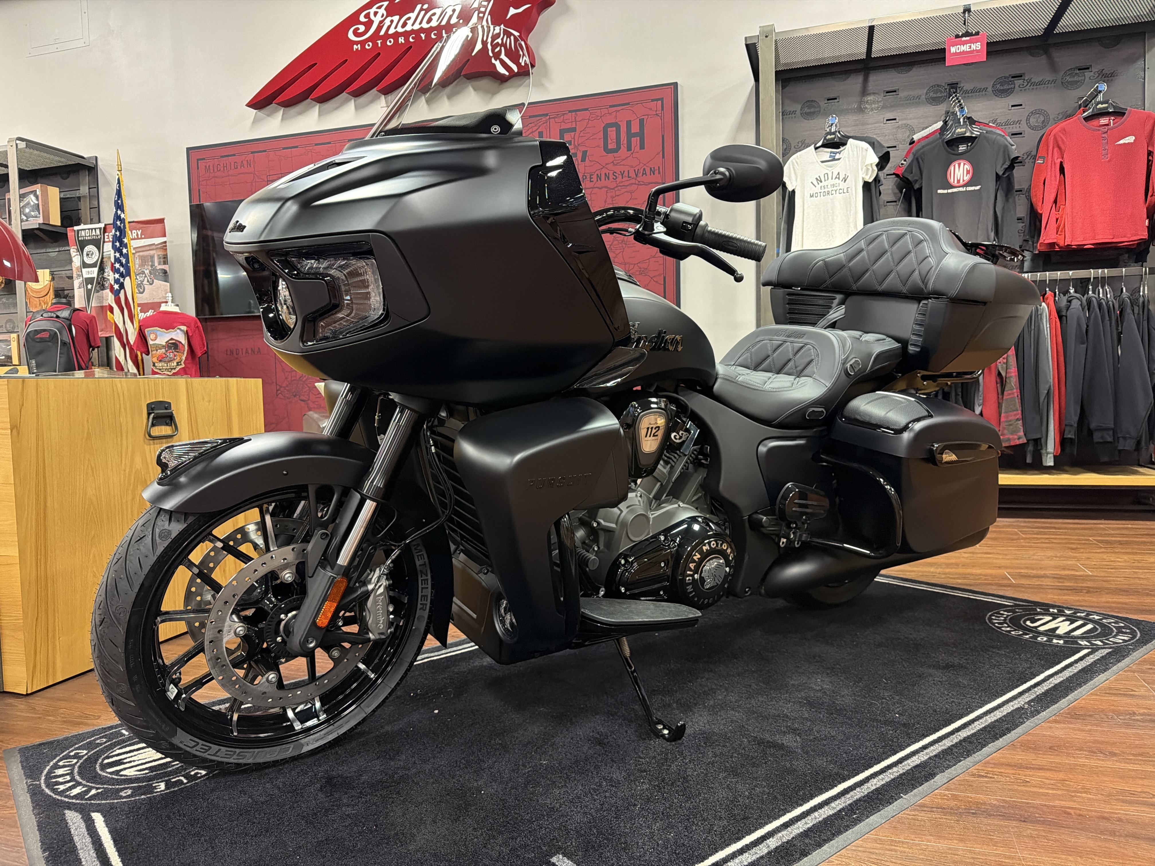 2026 Indian Motorcycle Pursuit® Dark Horse® with 112 and Powerband Audio Pack DARK HORSE in Saint Clairsville, OH