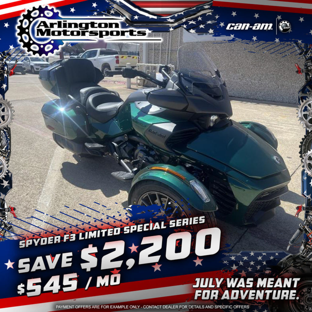 2025 Can-Am Spyder F3 Limited Special Series F3 SE6 LIMITED SPECIAL SERIES in Arlington, TX