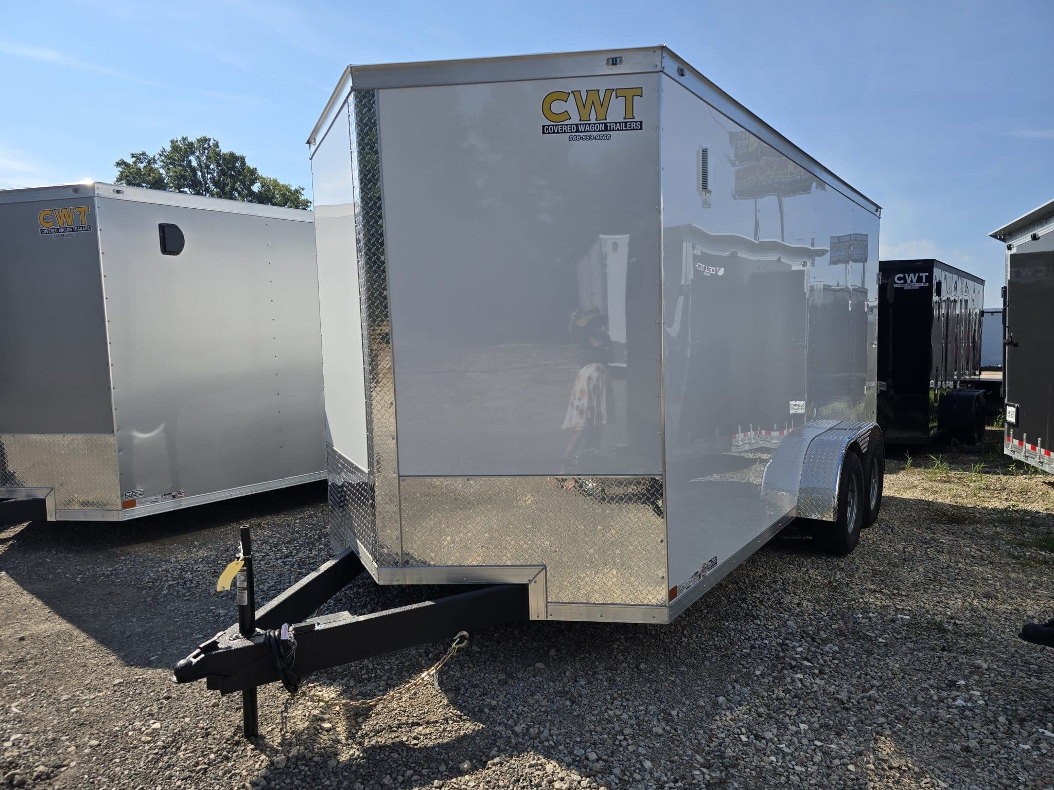 2026 Covered Wagon Trailers 7x16 10K Enclosed Trailer With 7' Interior Height in Byron, GA