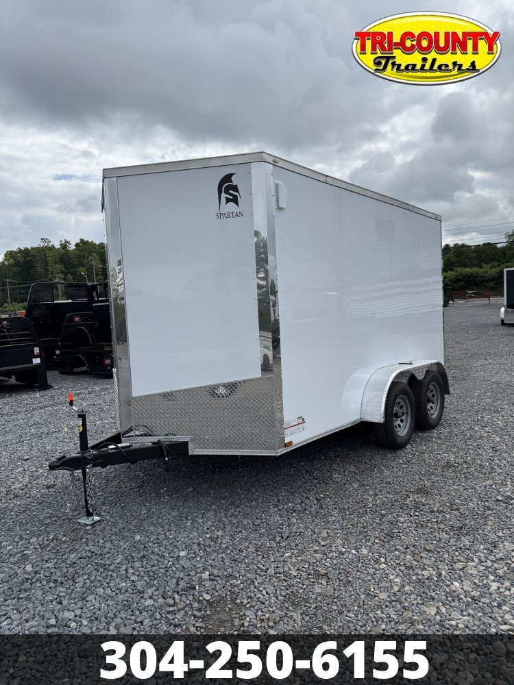 2026 Spartan 7X12 7K ENCLOSED .080 POLY BLACK 7' INTERIOR HEIGHT RAM in Beaver, WV