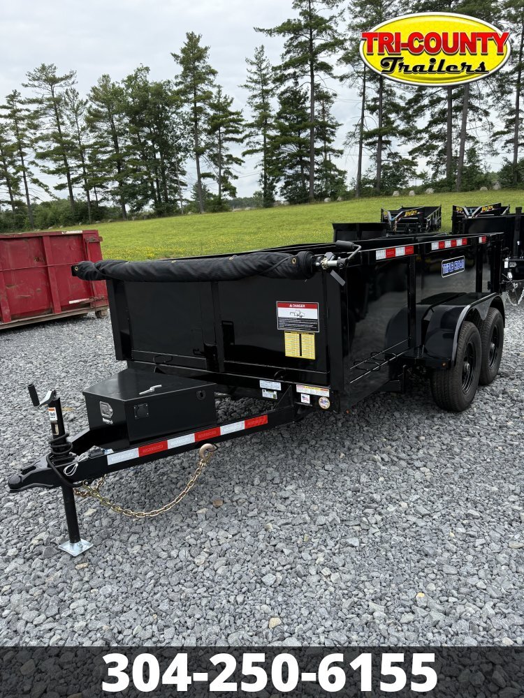 2026 Triple Crown D6X12LRD TRPL CRWN 6X12 LOWRIDER DUMP 10K BLACK in Beaver, WV